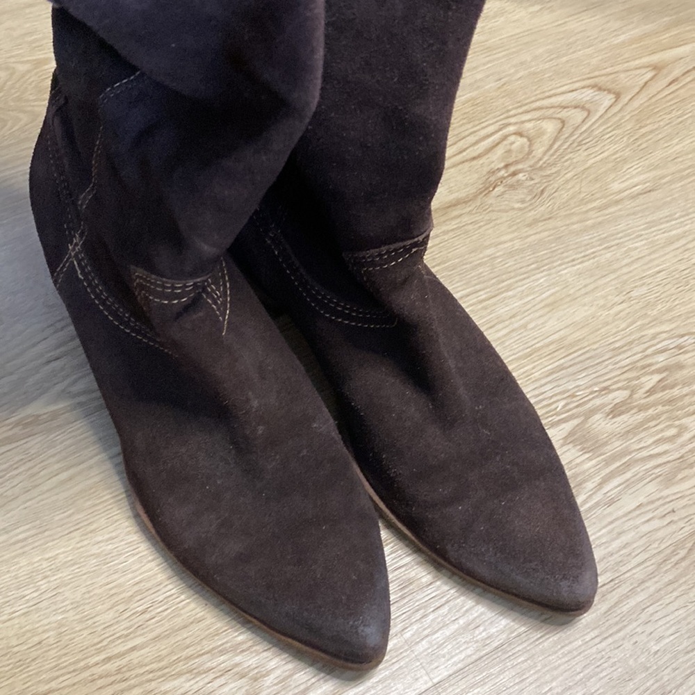 Matisse Brown Suede Western Cowgirl Boots Size 10 Country Concert - Picture 15 of 15